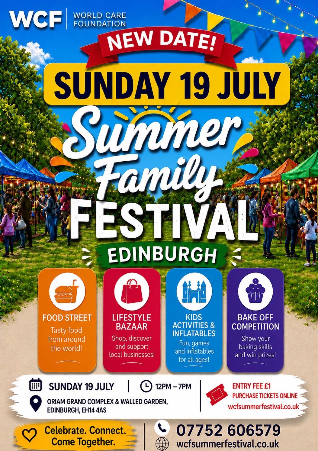 Summer Family Festival Edinburgh; Bake Off Challenge
