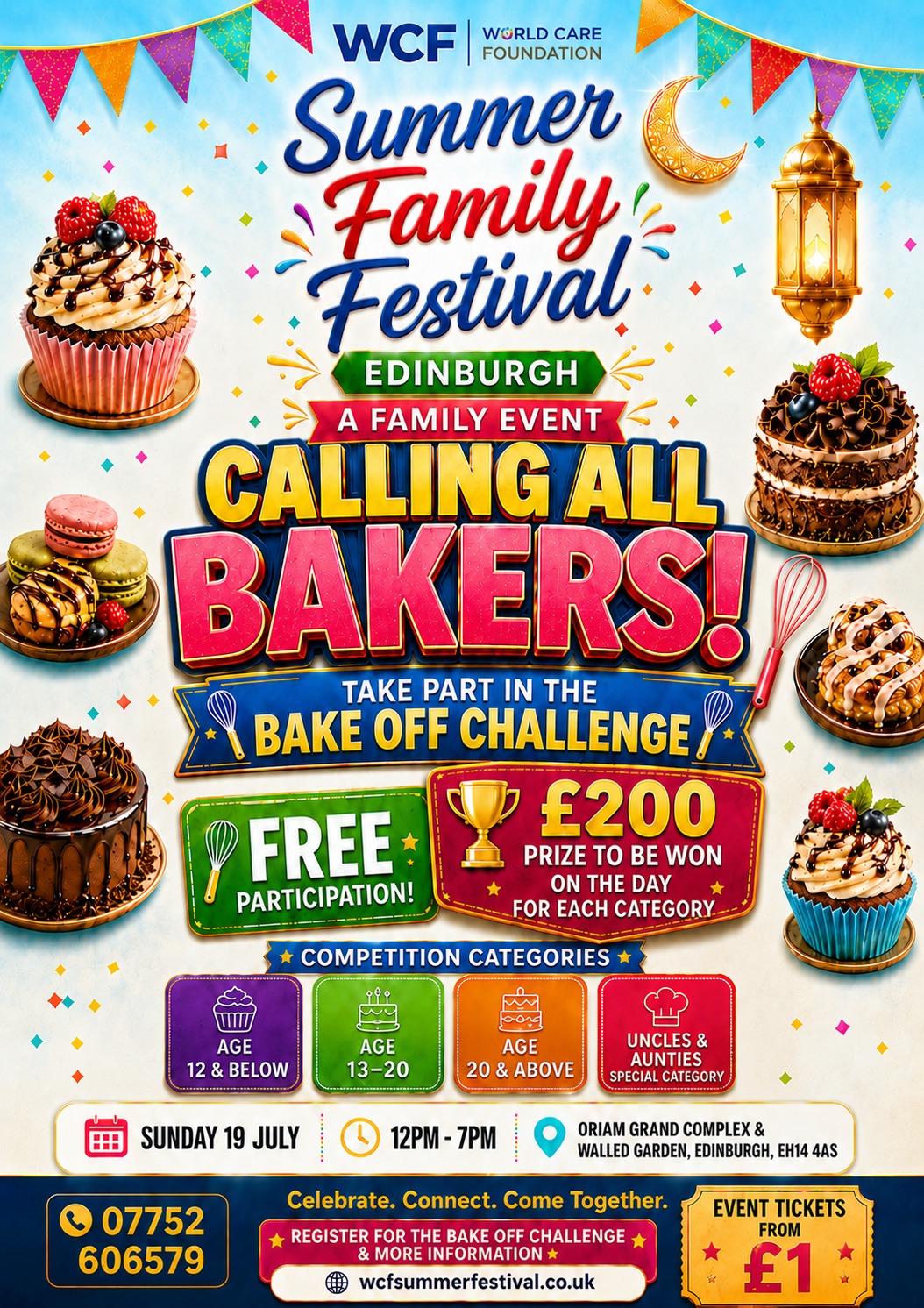 Bake Off Challenge at Summer Family Festival Edinburgh