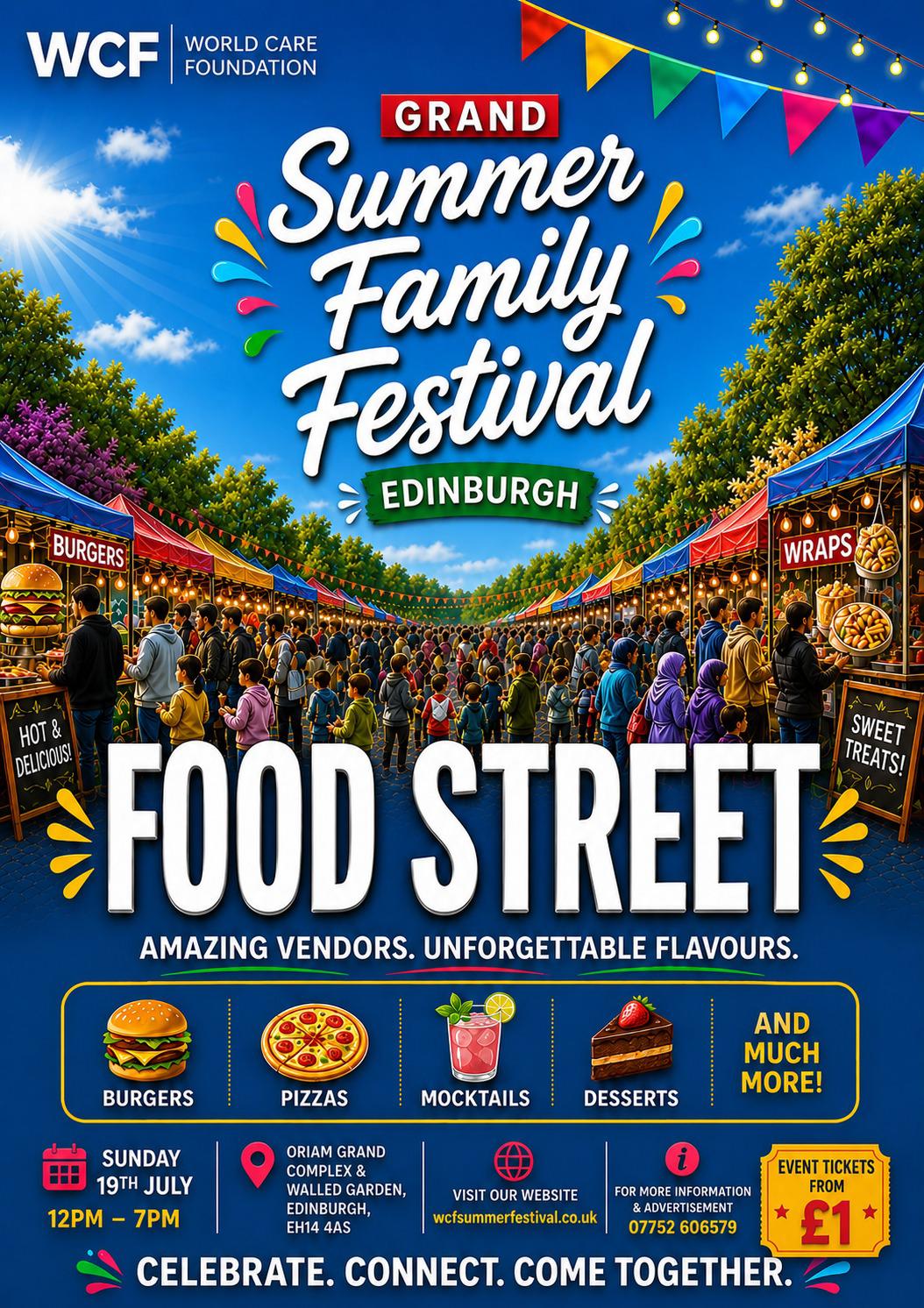 Food Street at Summer Family Festival Edinburgh