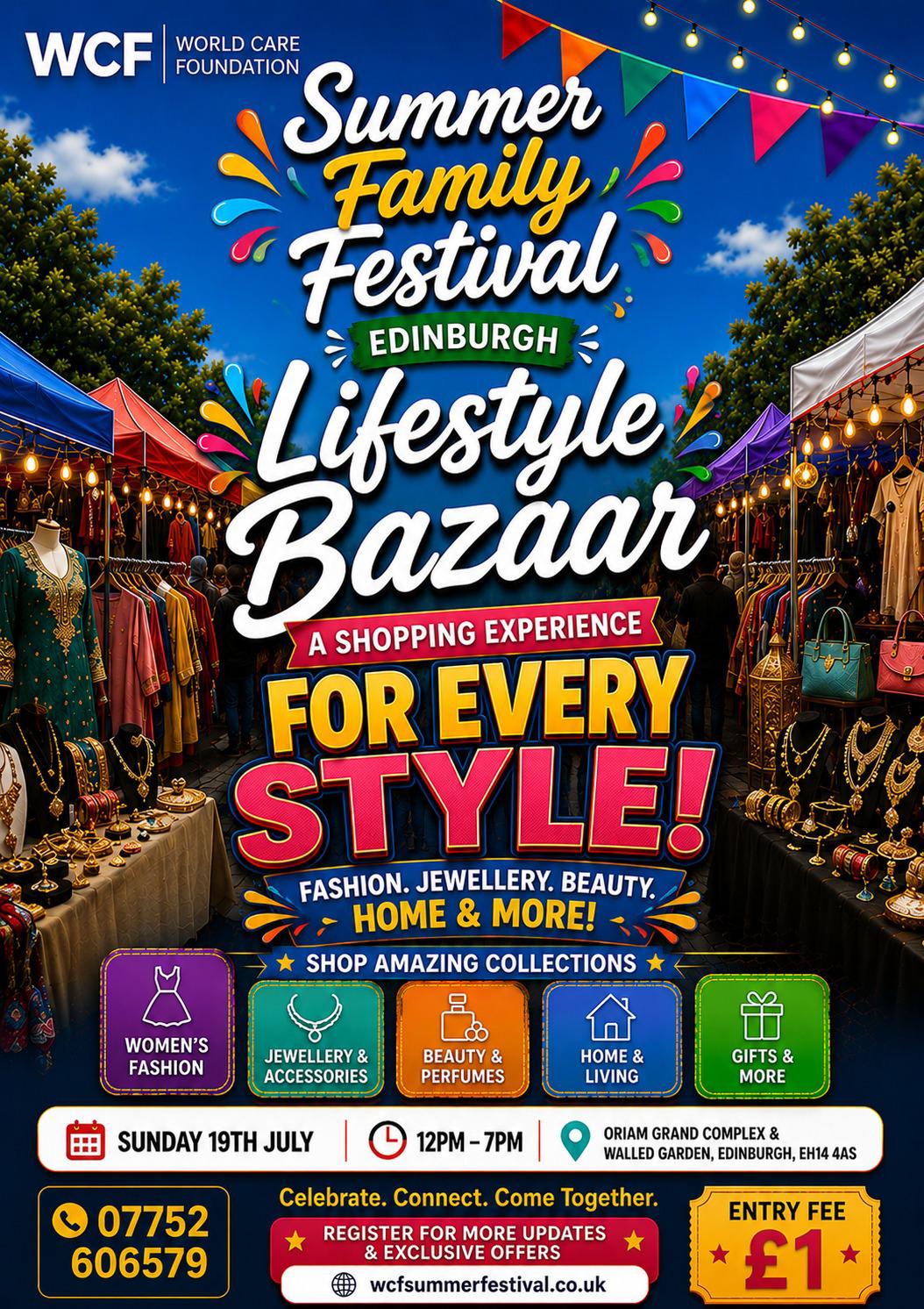 Lifestyle Bazaar at Summer Family Festival Edinburgh